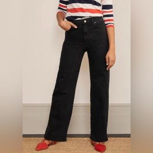 Boden Relaxed Wide Leg Jean -washed black as 6